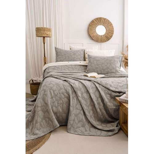 L'essentiel Maison Set Prekrivač i jastučnice Bambi, 240x260 cm, Sivi Cijene