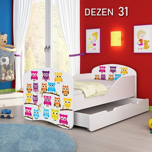  dečiji krevet drveni 140x70cm sa fiokom i gratis du&scaron;ek 45 dezena Cene