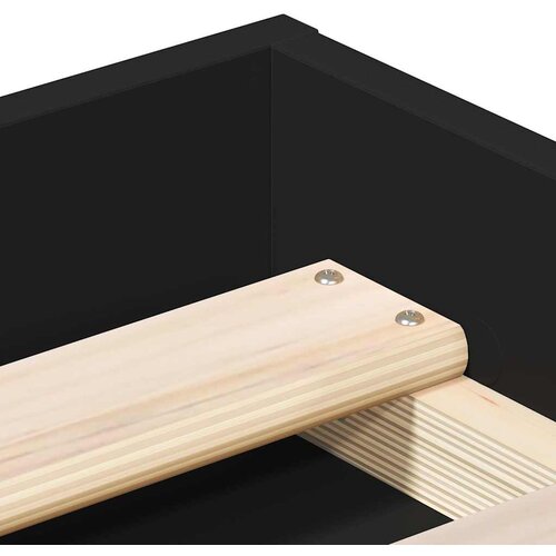  Okvir za krevet crni 160x200 cm Slike