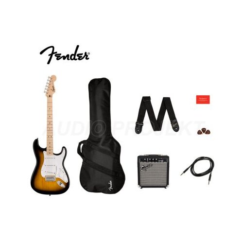 Fender EL. Gitara -SQUIER Sonic&amp;trade; Stratocaster&amp;reg; 2-TS Pack Slike