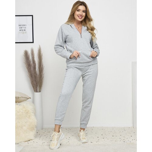 Resti Gray women's insulated tracksuit set - Clothing Cene
