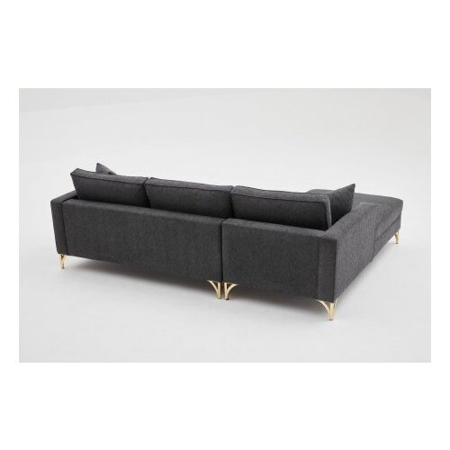  Ugaona garnitura Berlin Left Anthracite Gold Cene
