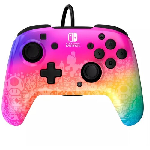 Pdp NINTENDO SWITCH ŽIČNI KONTROLER REMATCH - STAR SPECTRUM Slike