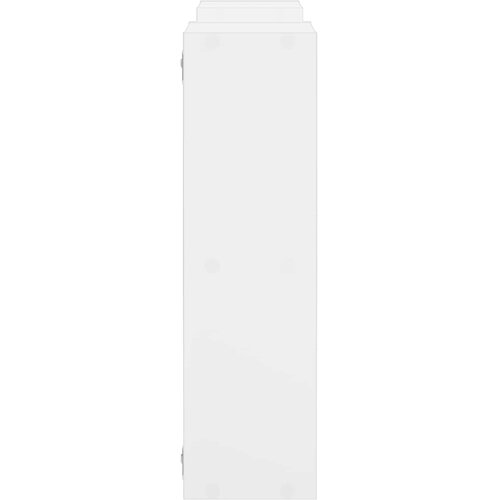  Zidna polica Bijela 102 x 17 x 59 cm Prerađeno drvo Slike