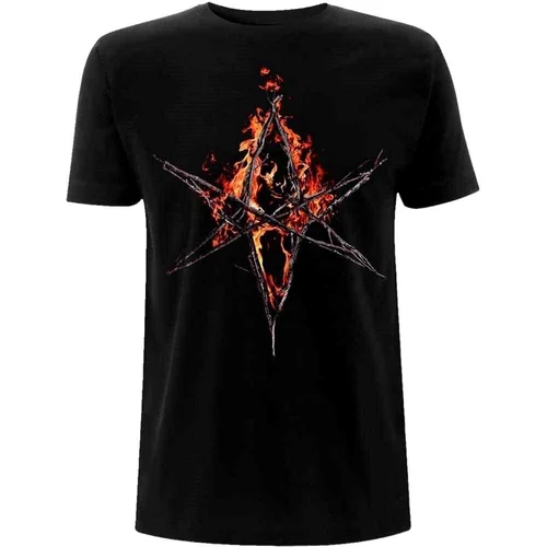 Bring Me The Horizon Majica Flaming Hex Unisex Black S