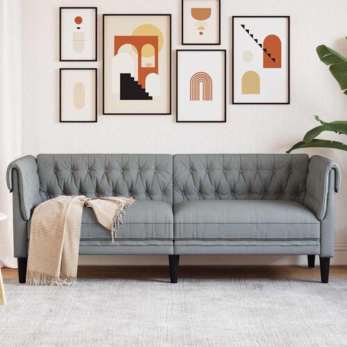 SOFA Svijetlo siva 201,5 x 74,5 x 74,5 cm Poliester Cene