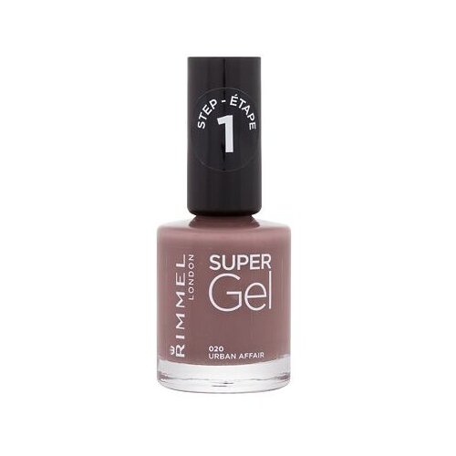 Rimmel London super gel STEP1 lak za nohte 12 ml odtenek 020 urban affair Cene