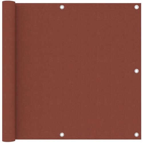 vidaXL Balkonsko platno terakota 90x500 cm oksford blago, (20610984) Cene