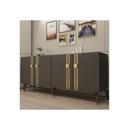 Hanah home komoda bahar KB150 anthracite Slike