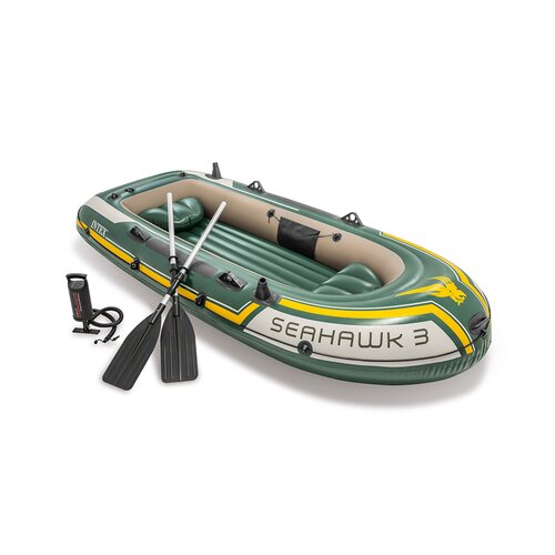 Intex Seahawk 3 čamac set za 3 osobe sa aluminijumskim veslima Cene