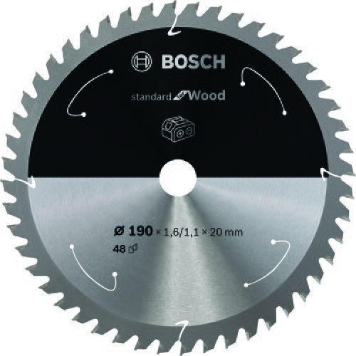 Bosch standard for wood list kružne testere za akumulatorske testere 190x1,6/1,1x20 T48 2608837705, 190x1,6/1,1x20 T48 Cene