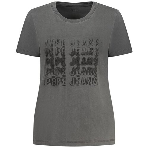 PepeJeans ŽENSKI MAJICA S KRATKIM RUKAVIMA CRNA Cene
