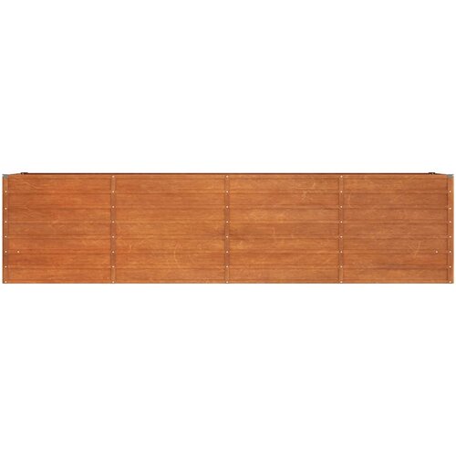  Povi&amp;scaron;ena vrtna gredica boja hrđe 320 x 80 x 77 cm čelik COR-TEN Slike