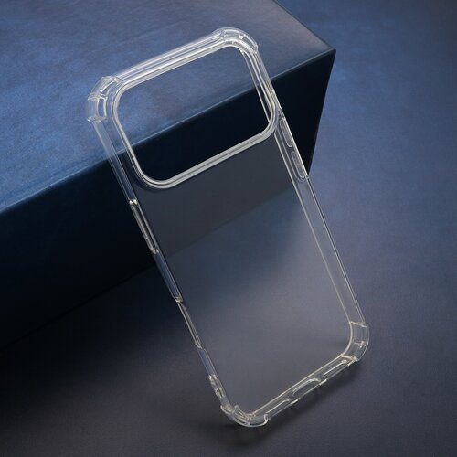  Maska za iPhone 17 Pro (6.3) silikon CRASHPROOF providna Slike