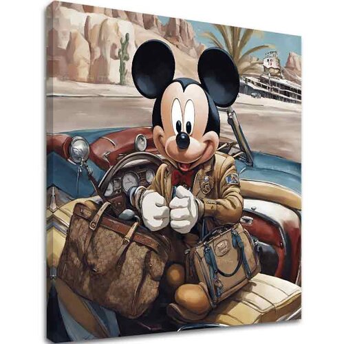  Slika na platnu - mickey mouse na odmoru | different dimensions Cijene
