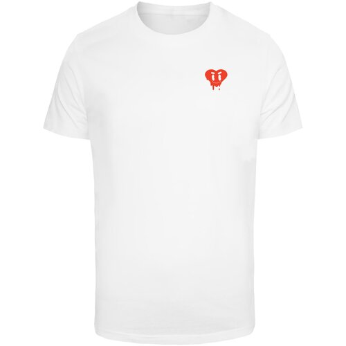 MT Men Men's T-shirt Smiley Drip - white Slike