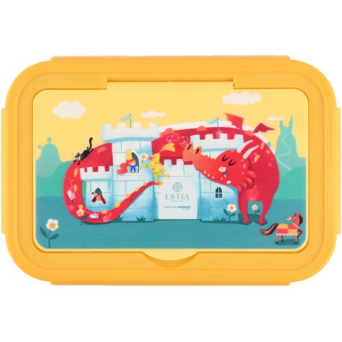 Estia dječja kutija za ručak Fortress Dragon 01-33620, 1400 ml, 3 pretinca Slike