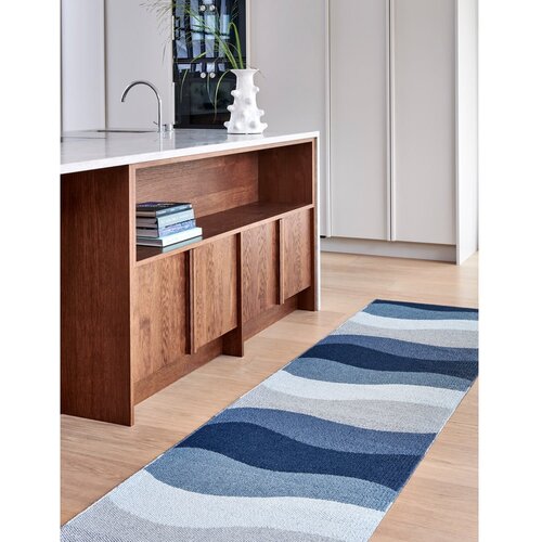 Pappelina Plavi unutarnji i vanjski tepih 70x100 cm Urvi Water &amp;ndash; Slike