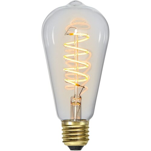 Star Trading LED/sa žarnom niti žarulja s mogućnosti zatamnjivanja s toplim svjetlom E27, 4 W Spiral Filament – Cijene
