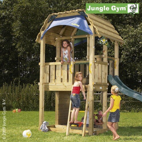 Jungle Gym B.V. Toranj za decu sa toboganom Barn Cene