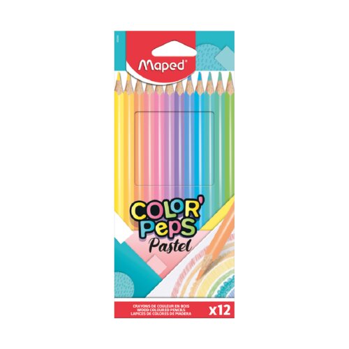 Maped Drvene bojice Pastel, 12 komada Slike
