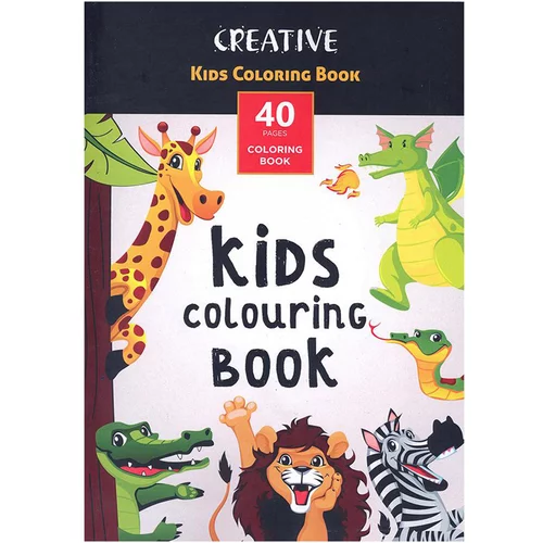 Creative pobarvanka živali, 40 listov