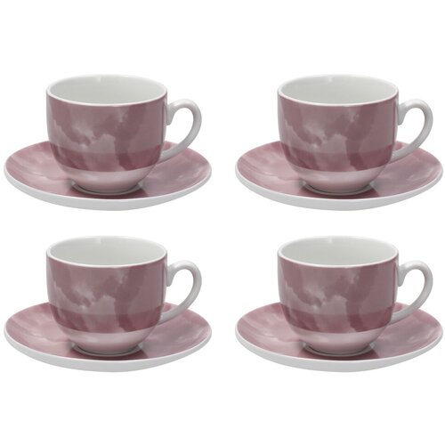 Tognana Set &amp;scaron;oljica za kapućino Colorplay, 4 komada, Roze Slike