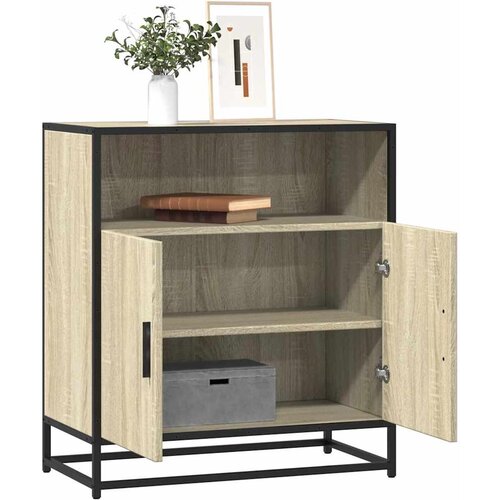 vidaXL Komoda sonoma hrast 68x35x76 cm inženirski les Cene