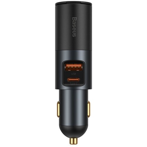 Baseus USB avtopolnilec USB-C vtičnica za vžigalnik QC PD Share Together siva, (21580814) Slike