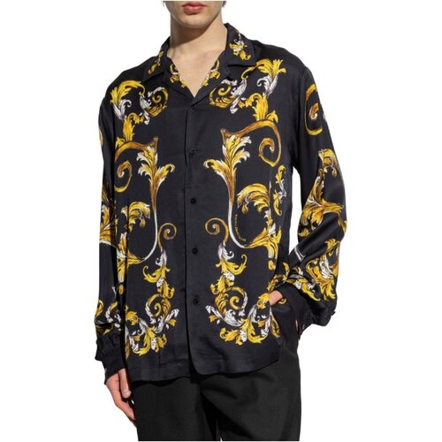 Versace Srajce z dolgimi rokavi 78GAL215 NS623 Črna Cene