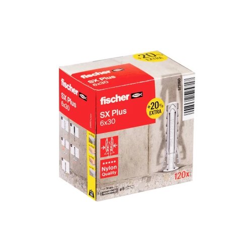 Fischer SX Plus tipl 30 mm 6 mm 573160 120 St. Cijene
