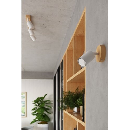 Sollux SL.1285 - zidna spot svetiljka verdo 1xGU10/10W/230V bela Slike