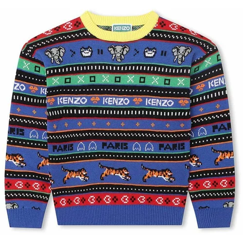 Kenzo Kids Dječji pulover s postotkom vune boja: tamno plava