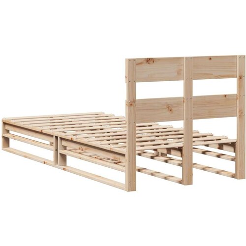 VidaXL Okvir kreveta bez madraca 90 x 190 cm od masivne borovine Slike