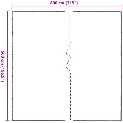  s rupama *Transparent*an 5 x 8 m Polietilen - 5 x 8 m Slike