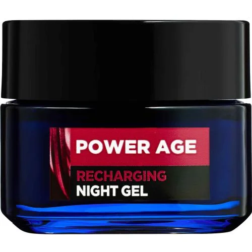 L´Oréal Paris Men Expert Power Age Recharging Night Gel gel za pomlađivanje kože 50 ml za muškarce