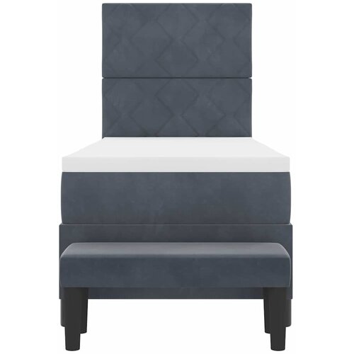  Krevet s opruga kutije Tamno siva 200 x 80 cm Bar&amp;scaron;un Slike