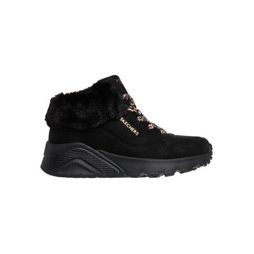 Skechers Modne superge uno lite hiver Črna Slike