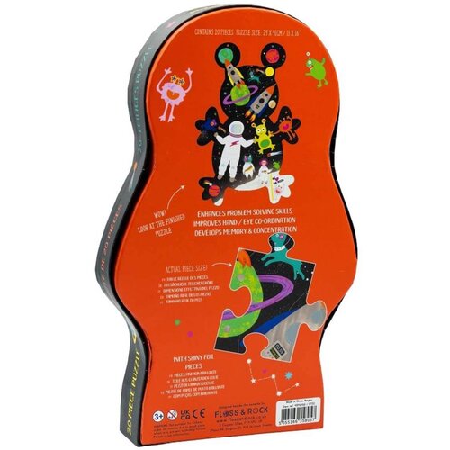 Floss&amp;amp;Rock&amp;reg; slagalica jigsaw puzzle space (20 komada) Slike