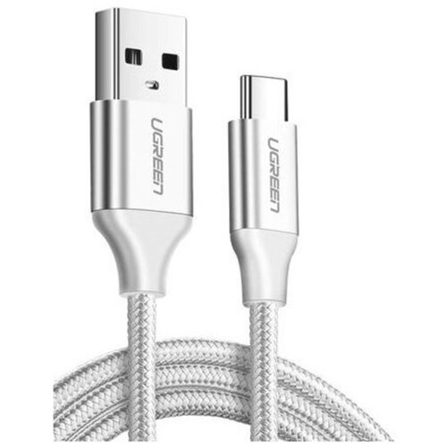 Ugreen polnilni kabel, usb-a na usb-c, 0.25 m, bel Cene