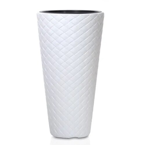  Saksija matuba slim fi 30cm bela Cene