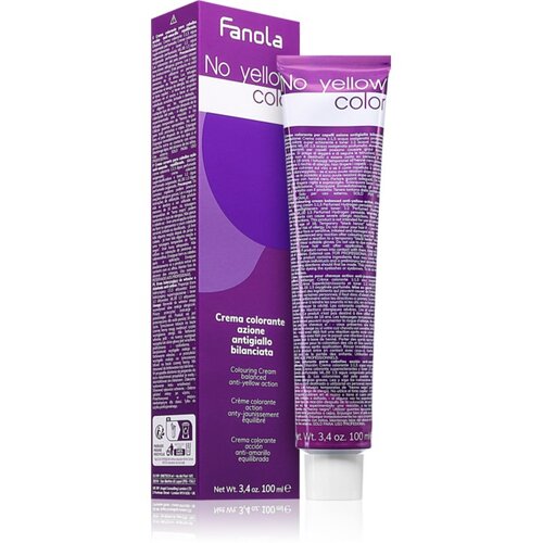 Fanola No Yellow Color barva za lase za nevtralizacijo rumenih odtenkov odtenek T.ROSE 100 ml Slike