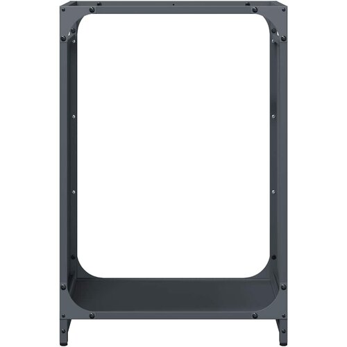  Stalak za drva antracit 44x28x65 cm hladno valjani čelik Slike
