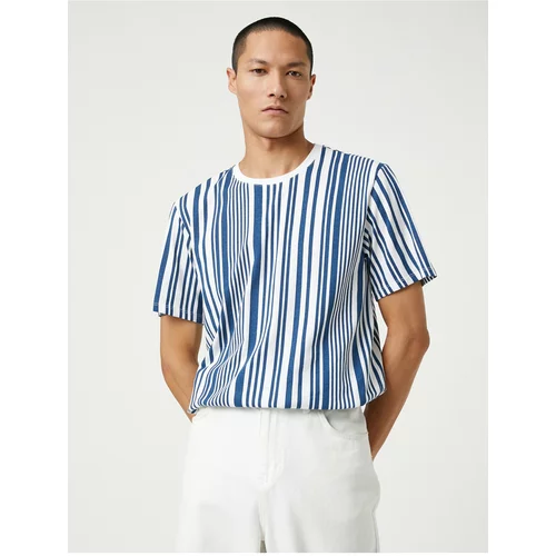 Koton T-Shirt - Navy blue - Regular fit