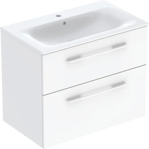 Geberit 501.240.00.1 Selnova Square 80 x 50 cm umivalnik z omarico Slike