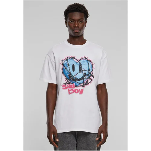 Mister Tee Men's T-shirt Sad Boy Heavy Oversize white