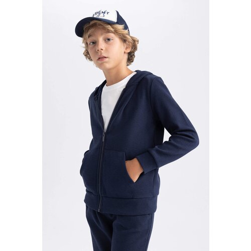 Defacto Regular Fit Hooded Cardigan Slike
