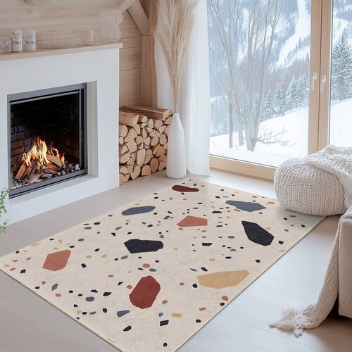 Mila Home Krem periva staza 60x230 cm Cracked Terrazzo &amp;ndash; Slike