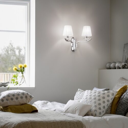 Ideal Lux kristalna zidna lampa pegaso 2xE14/28W/230V sjajni hrom Slike