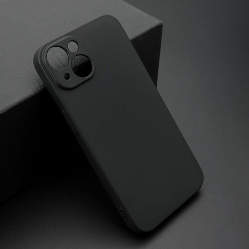 Maska ultra tanki kolor za iphone 14/ crna Slike